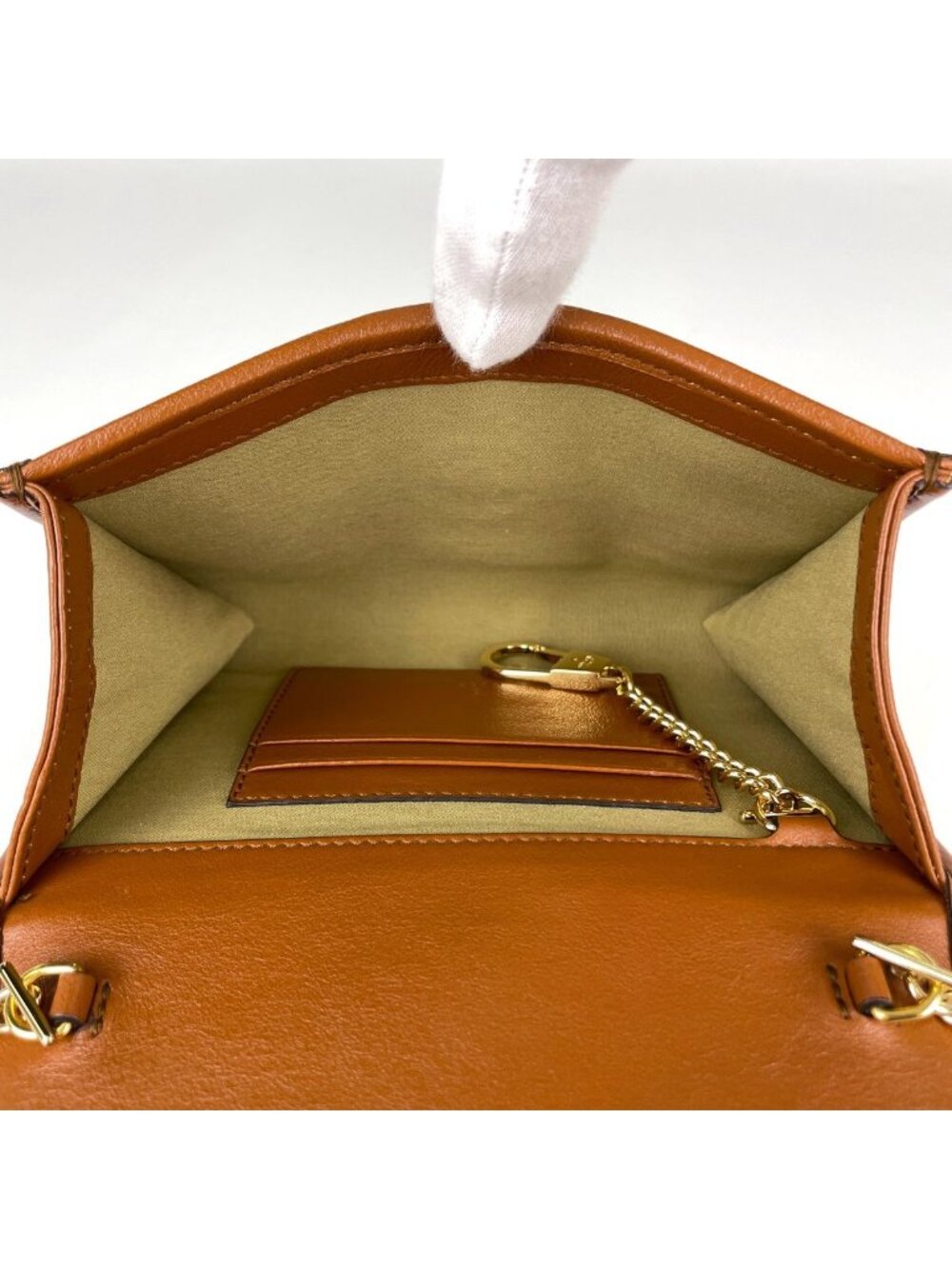 Gucci Shoulder Bag Rajah Tiger Head Web Canvas Beige Brown - Picture 6 of 7